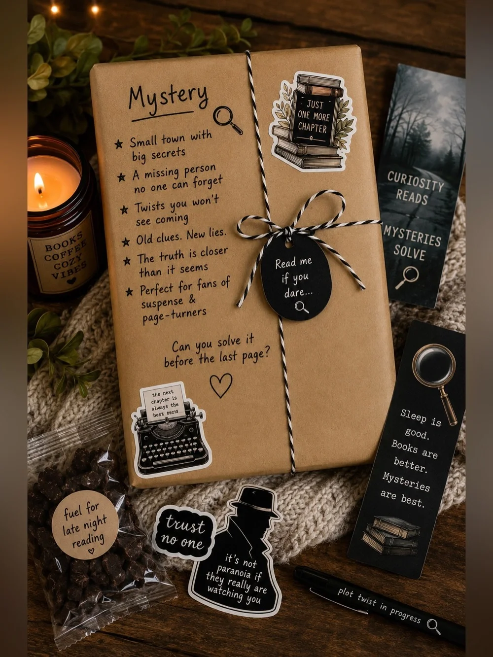 Blind Date With a Book Gift Set - You Pick Genre, Great Gift for Book Lovers!